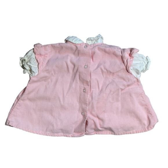 Vintage Wonderalls Corduroy Overall Outfit Set Toddler Girls XL 25-28 lbs Pink - Picture 6 of 10